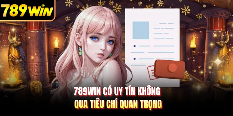 789WIN có uy tín không qua tiêu chí quan trọng
