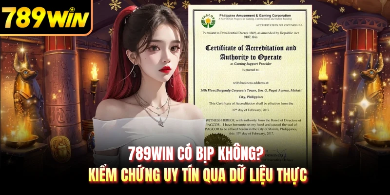 789WIN Có Bịp Không? Kiểm Chứng Uy Tín Qua Dữ Liệu Thực